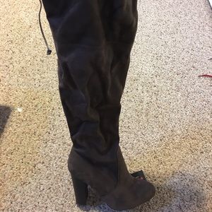 Wide width/calf over the knee boots